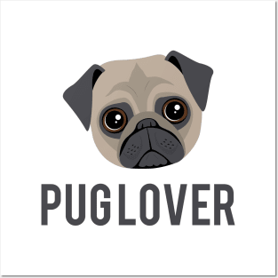 Pug Lover Posters and Art